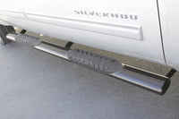 Lund 01-13 Chevy Silverado 1500 Crew Cab 5in. Oval Straight SS Nerf Bars - Polished