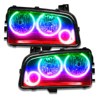 Oracle 05-10 Dodge Charger SMD HL (Non-HID) - Triple Halo - ColorSHIFT w/o Controller