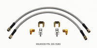 Wilwood Flexline Kit 18inch M10x1.50 IF 1/8-27 NPT 90 Degree
