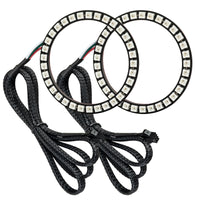 Oracle 15-17 Ford Mustang V6/GT/Shelby Dynamic DRL  w/ Halo Kit - ColorSHIFT - Dynamic