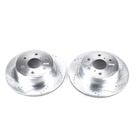 Power Stop 07-18 Chevrolet Silverado 1500 Rear Evolution Drilled & Slotted Rotors - Pair