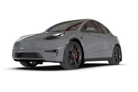 Rally Armor 20-26 Tesla Model Y, Juniper Y Black Mud Flap - Metallic Black Logo