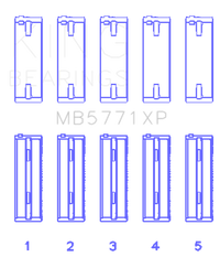 King Engine Bearings Hyundai G4KF Crankshaft Main Bearing Set