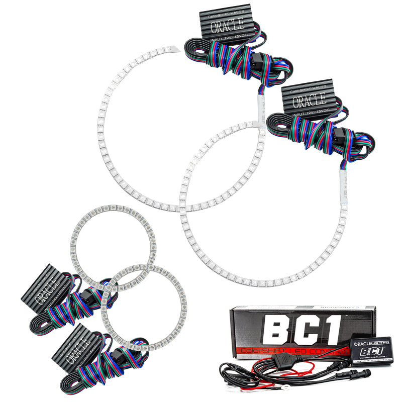 Oracle Volvo S60 05-09 Halo Kit - ColorSHIFT w/ BC1 Controller