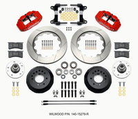 Wilwood Narrow Superlite 6R Front Hub Kit 14.00in Red 82-92 Camaro//Firebird