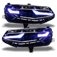 Oracle 19-21 Chevy Camaro LS/LT RGB+A Headlight DRL  Kit - ColorSHIFT w/ RF Controller