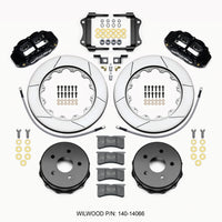 Wilwood Narrow Superlite 4R Rear Kit 14.00in 2007-up Jeep JK w/Lines