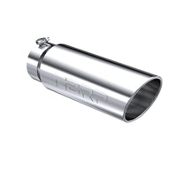 MBRP Universal Tip 6in OD Angled Rolled End 5in Inlet 18in Length T304 Exhaust