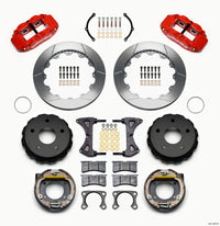 Wilwood Narrow Superlite 4R Rear P-Brk Kit 12.88in Red Big Ford 2.36in Off Bronco 5 x 5.50