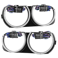 Oracle 15-21 Dodge Challenger Pre-Installed Halo Headlight Bezel - w/o Controller
