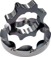 Boundary 2011+ Ford Coyote Mustang/GT350 Billet Black Oil Pump Gear - Vane Ported MartenWear Treated