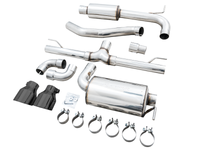 AWE Tuning 2022 VW GTI MK8 Touring Edition Exhaust - Diamond Black Tips