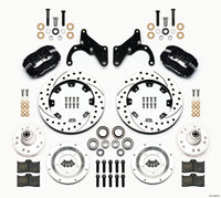 Wilwood Forged Dynalite Front Kit 12.19in Drilled 69-70 Impala Drum/Disc 69-82 Vette