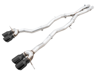 AWE Tuning Track Edition Cat-Back Exhaust for BMW G8X M3/M4 - Diamond Black Tips