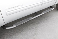 Lund 05-17 Toyota Tacoma Access Cab 4in. Oval Curved SS Nerf Bars - Polished