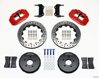 Wilwood Narrow Superlite 6R Front Hat Kit 13.06in Drill Red Nissan 350Z/Fiti G35