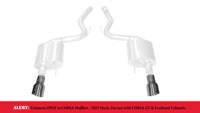 Corsa 2015-2025 Ford Mustang GT 3.0in Inlet / 4.5in Outlet Polished Tip Kit (For Corsa Exhaust Only)