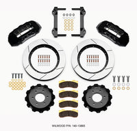 Wilwood TX6R Front Kit 15.50in Black 2010-Up Ford F150 (6 lug)