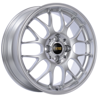 BBS RG-R 18x8 5x114.3 ET40 82mm Bore Diamond Silver Wheel PFS Required