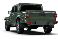 Rally Armor 19-26 Jeep JT Gladiator (Mojave/Rubicon) Black Mud Flap w/Grey Logo