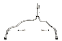 Corsa 2021-2025 Ford F-150 SuperCab/6.5in Bed 5.0L V8 Sport Cat-Back Dual Rear Exit-Polished