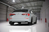 Rally Armor 22-26 Honda Civic/Civic Si/Sport Red UR Mud Flap w/White Logo