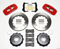 Wilwood AERO4 Rear Kit 14.25in Red 2006-10 Magnum/Challenger/Charger/300C