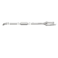 MagnaFlow 11-16 Ford F-250 6.2L 3.5in Single P/S Off Road Pro Series Performance C/B Exhaust