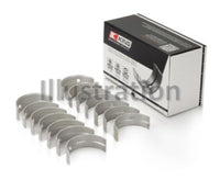 King Engine Bearings Audi/Volkswagen ABV/AES/AUE Crankshaft Main Bearing Set (Set of 7) - Size STD