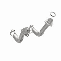 MagnaFlow 66-72 Chevy C10 Pickup V8 2-Piece Front Exhaust Pipe Kit (2in Tubing/Clamps/Inlet Flanges)