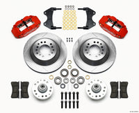 Wilwood Narrow Superlite 6R Front Hub & 1PC Rtr Kit 12.88in-Red WWE ProSpindle