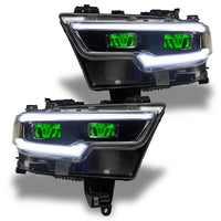 Oracle 19-21 RAM 1500 RGB Headlight Demon Eye Kit - LED Projector - w/o Controller