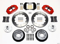 Wilwood Narrow Superlite 6R Front Hub Kit 12.88in Red Magnum Force Drop Spindle