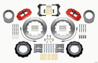 Wilwood Narrow Superlite 4R Front Hat Kit 14.00in Red 76-77 Ford Bronco Dana 44 w/Lines