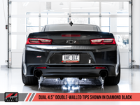AWE Tuning 16-19 Chevrolet Camaro SS Axle-Back Exhaust - Track Edition (Diamond Black Tips)