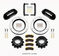 Wilwood TX6R Rear Kit 15.50in Black 2005-2012 Ford F250/F350 4WD