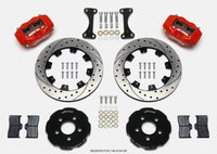 Wilwood Forged Dynalite Front Hat Kit 12.19in Drilled Red 00-04 PT Cruiser/03-04 SRT/4