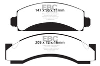 EBC 74-80 Chevrolet C30 (JB8) Yellowstuff Front Brake Pads