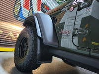 Rally Armor 19-26 Jeep JT Gladiator (Mojave/Rubicon) Black Mud Flap w/Grey Logo