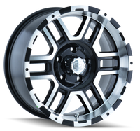 ION Type 179 16x8 / 6x139.7 BP / 10mm Offset / 106mm Hub Black/Machined Wheel