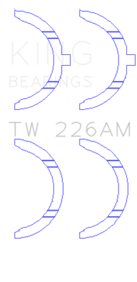 King Engine Bearings Toyota 3SGTE Thrust Washer Set