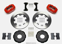Wilwood Forged Dynalite Front Hat Kit 12.19in Drilled Red 2002 Mitsubishi Lancer