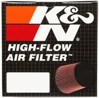 K&N Universal Chrome Round Tapered Air Filter 3in FlangeID / 6in Base OD / 4.5in Top OD / 8in Height