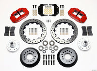 Wilwood Narrow Superlite 6R Front Hub Kit 12.88in Drill Red Magnum Force Drop Spindle