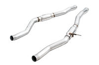 AWE Tuning 2020 Toyota Supra A90 Resonated Touring Edition Exhaust - 5in Chrome Silver Tips