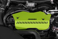 PERRIN 22-26 Subaru WRX Pulley Cover - Neon Yellow (TALL - For Use w/o PERRIN AOS)