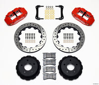 Wilwood Narrow Superlite 4R Rear Kit 12.88in Drilled Red 98-02 Camaro/Firebird