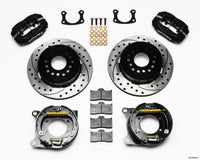 Wilwood Forged Dynalite P/S Park Brake Kit Drilled New Big Ford 2.50in offset Staggered Shock