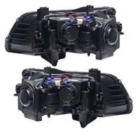 Oracle 11-14 Chrysler 300C SMD HL - Black - NON HID - ColorSHIFT w/ Simple Controller