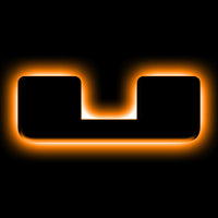 ORACLE Lighting Universal Illuminated LED Letter Badges - Matte Blk Surface Finish - U